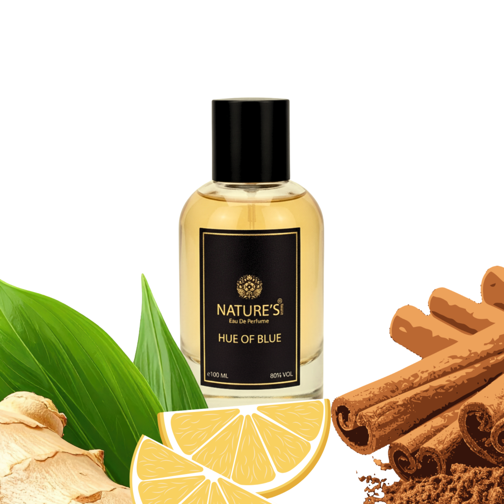 HUE OF BLUE Perfume for Men/Women |Fresh citrus & spicy ginger |Long Lasting Fragrance| Eau de Perfume